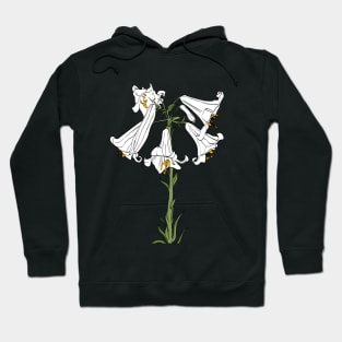 Lilac flowers illustrarion Hoodie